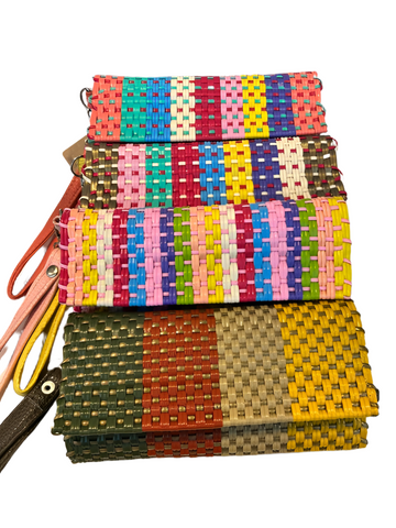 Handwoven Artisan Wristlet Wallet