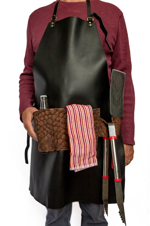 Arapaima Fish Leather Grilling Apron