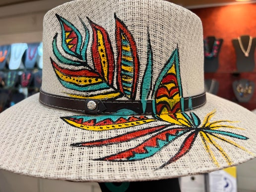 Hand Painted Artisan Hats