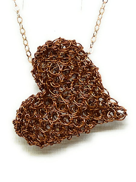 Copper Heart Necklace