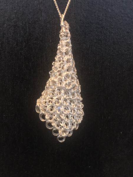 Sterling Silver Calla Lily Pendant Necklace
